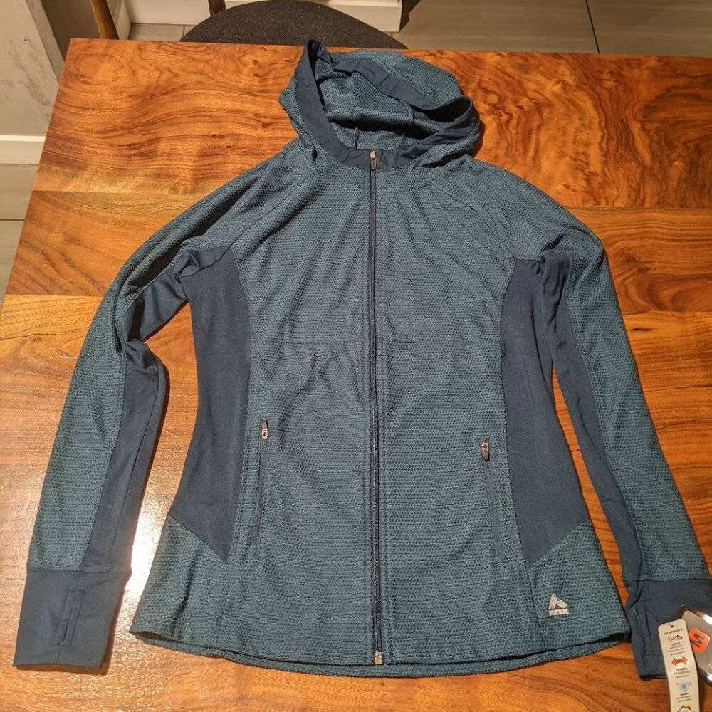 [NWT!] RBX - Full-Zip Hooded Jacket Lightweight CR878 | Size Medium | Blue